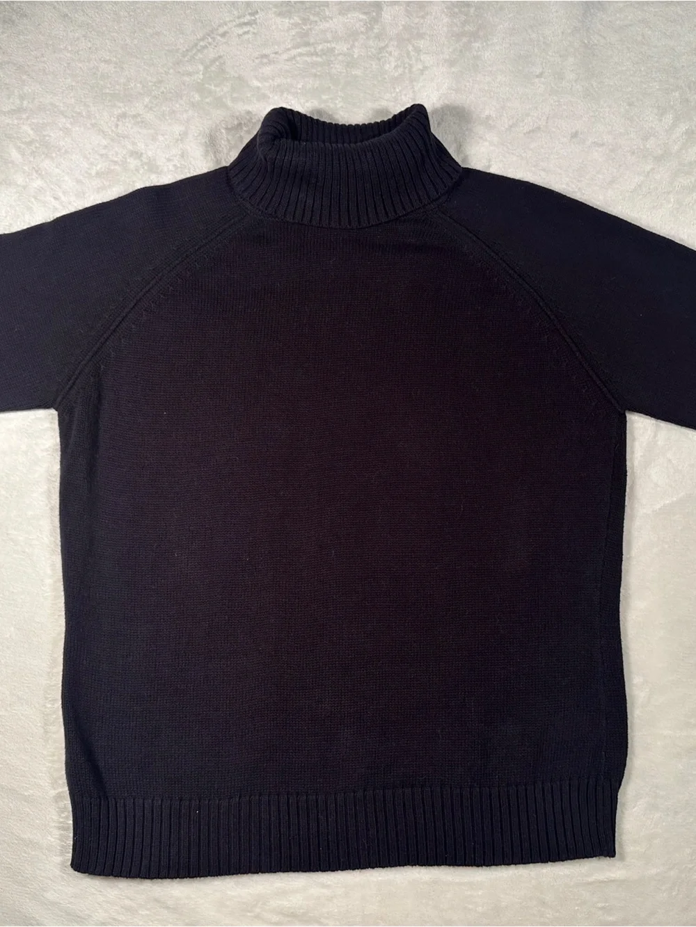 Karen Scott Men's Black Turtleneck Sweater